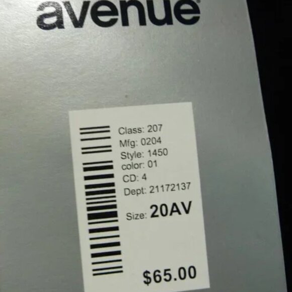 AVENUE SIZE 20 STRETCH JEANS BLACK BUTTER DENIM - Picture 5 of 9